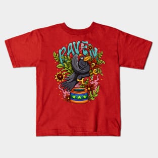 Karate Raven Kids T-Shirt